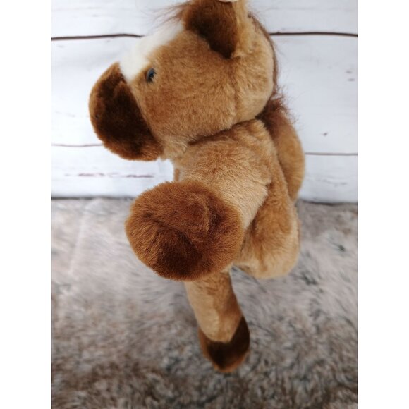 Stuffed Horse‎ Plush Animal Handbag With Zipper By Stella & Max - Picture 3 of 7